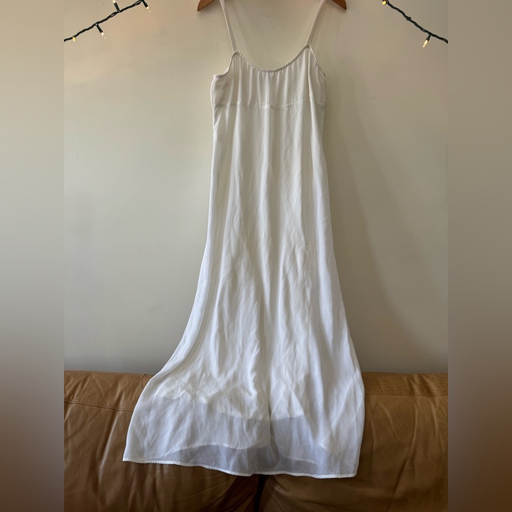 BCBG Vintage 90’s style Maxi Tank Dress White. Like a size 4/6. Made in USA
